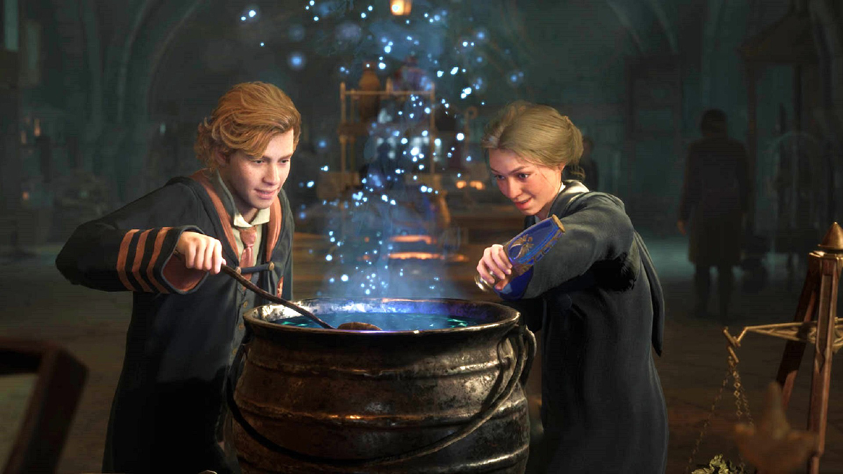 В Hogwarts Legacy игроки смогут готовить зелья вместе с другими учениками школы. Источник: Warner Bros. Interactive Entertainment