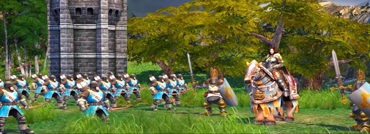 На некоторых скриншотах «Героев V» можно спутать с Warcraft III — настолько эти игры похожи визуально. Источник: Ubisoft