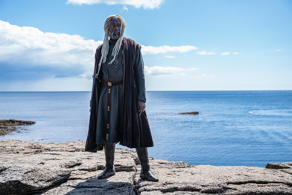 Стив Туссэн в роли Корлиса Велариона — мореплавателя и союзника Рейниры Таргариен. Источник: HBO