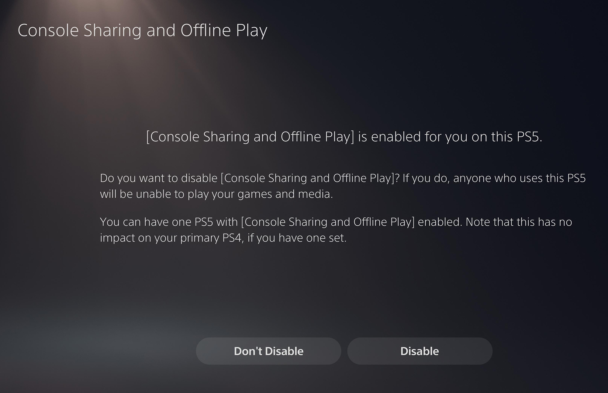 Игрок, у которого включен общий доступ, сможет запускать игры даже без подключения к интернету. В противном случае придется быть в сети. Источник: Sony