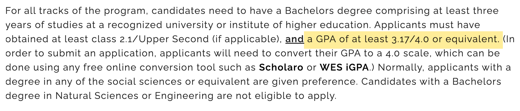 Программа Erasmus Mundus по Policy Studies указывает конкретный средний балл, который должен быть у абитуриентов. Всегда лучше уточнять, нужен ли формальный документ из вашего вуза или самостоятельный подсчет тоже подойдет