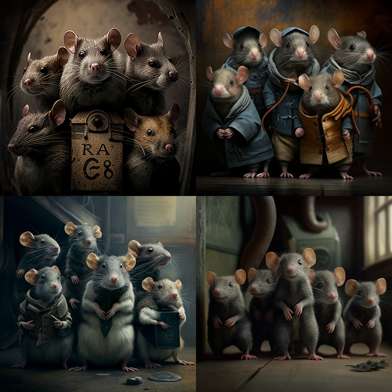 Шесть крыс — как и здесь