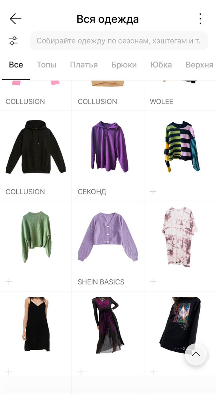 Часть свитеров я фотографировала сама, часть нашла на сайтах интернет-магазинов. Все изображения платьев — скриншоты с сайтов