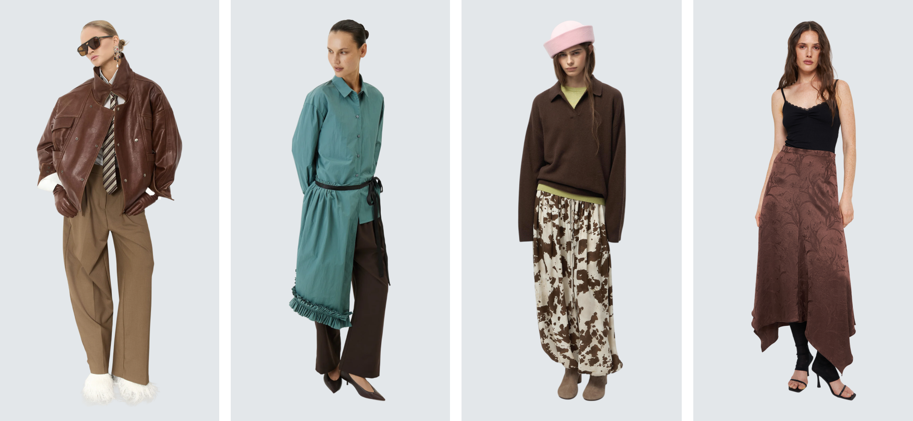 С чем сочетается корич­невый цвет: 6 нескучных идей