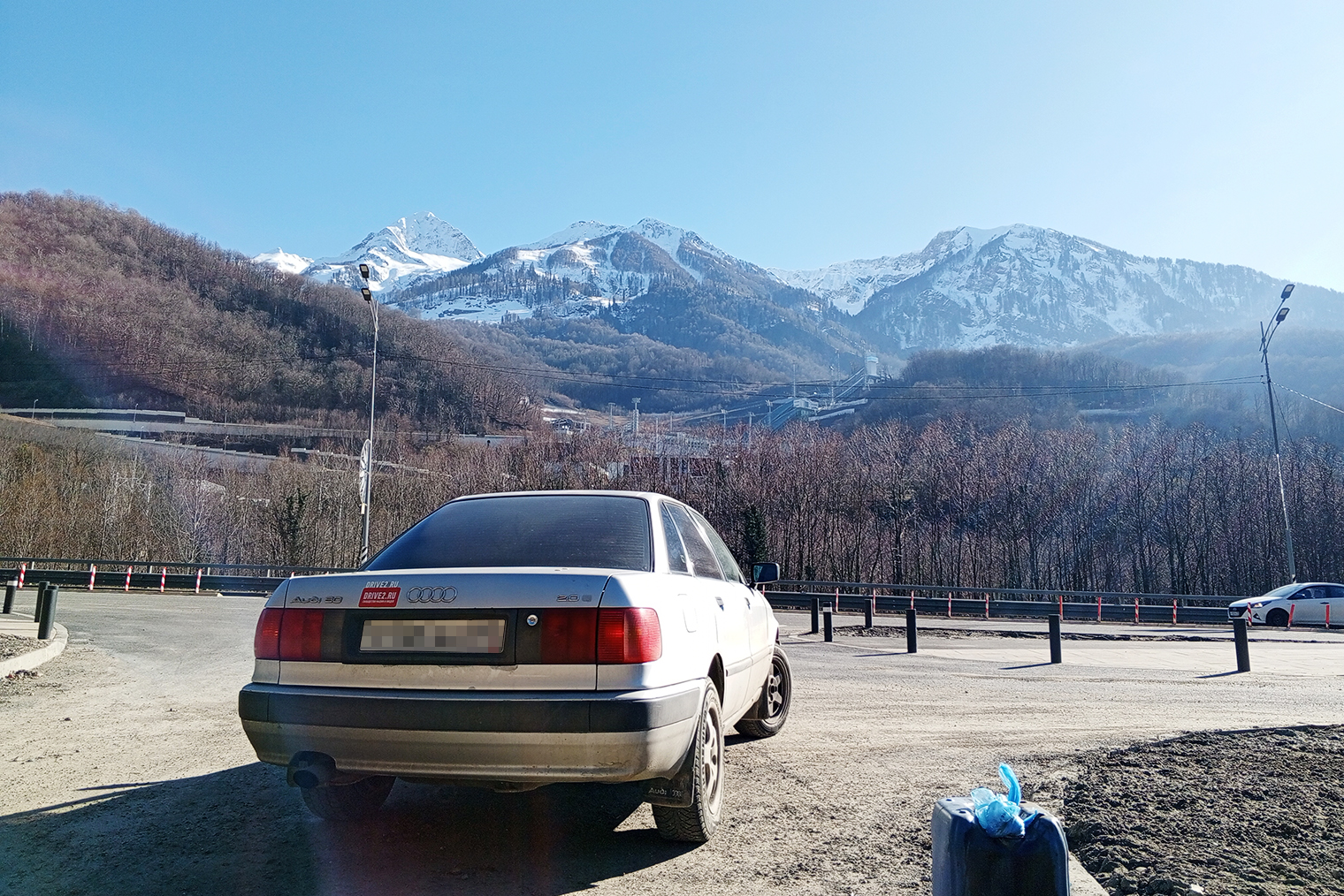 Первое путешествие на автомобиле в горы Красной поляны