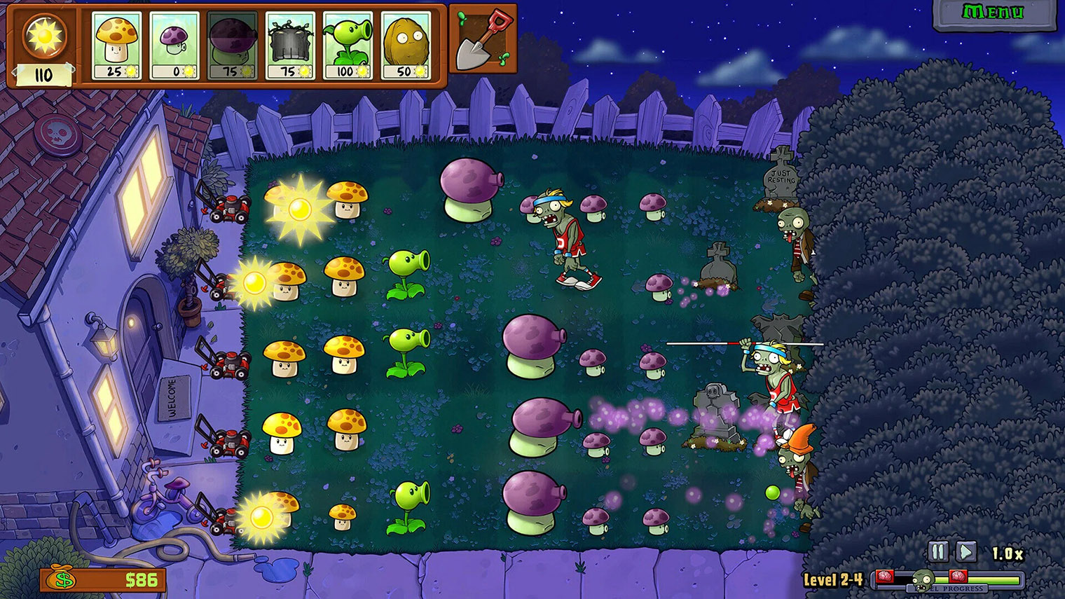 Художники постарались на славу, растения выглядят харизматично. © PopCap Games