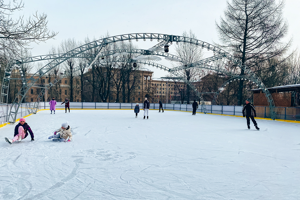 Катки в парках Москвы