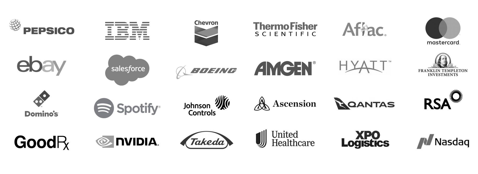 Логотипы клиентов компании. Источник: презентация компании, слайд 12
