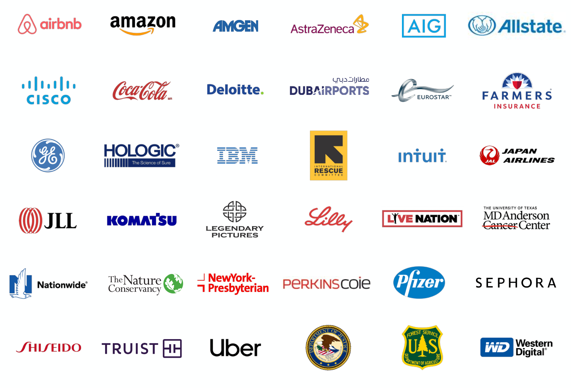 Логотипы клиентов компании. Источник: презентация компании, слайд 19