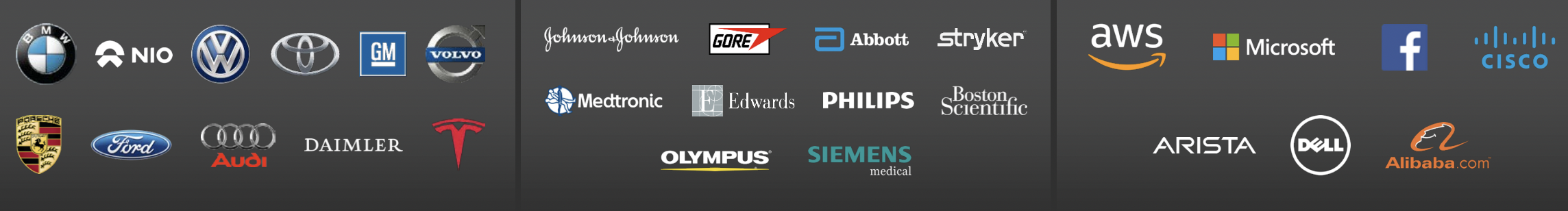 Логотипы некоторых клиентов компании. Источник: презентация компании, слайд 5