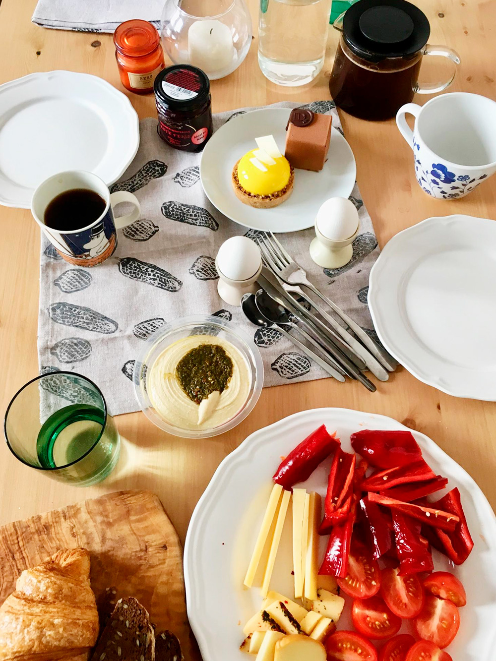 В присутствии бойфренда культура завтраков в доме сильно повышается