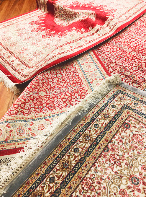 Шелковые ковры с синтетикой из магазина «Степ-хали»