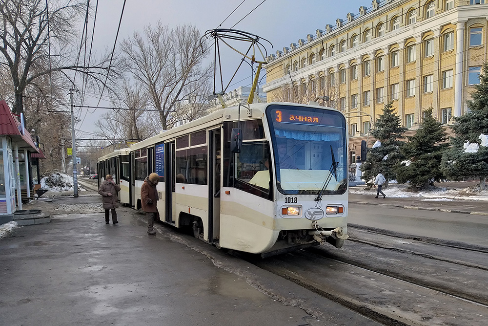 Порой в городе появляются новые троллейбусы и трамваи