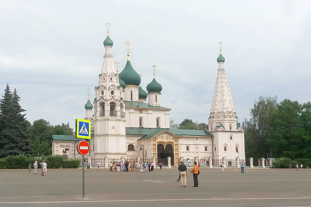 Церковь Ильи Пророка на Советской площади — самая известная в Ярославле
