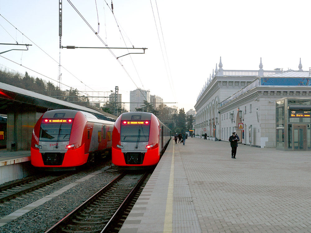 Электропоезд «Ласточка», Сочи. Фото: Википедия