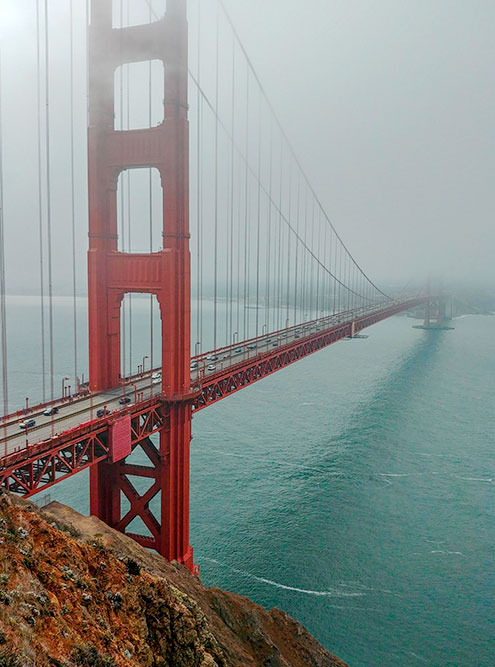 Мост Золотые Ворота в Сан-Франциско