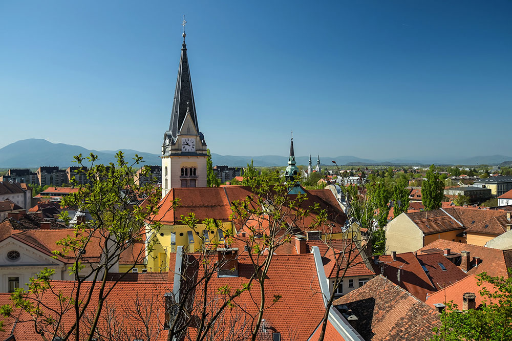 Потрясающий вид на крыши Любляны. Фото: Jorge Franganillo/Flickr