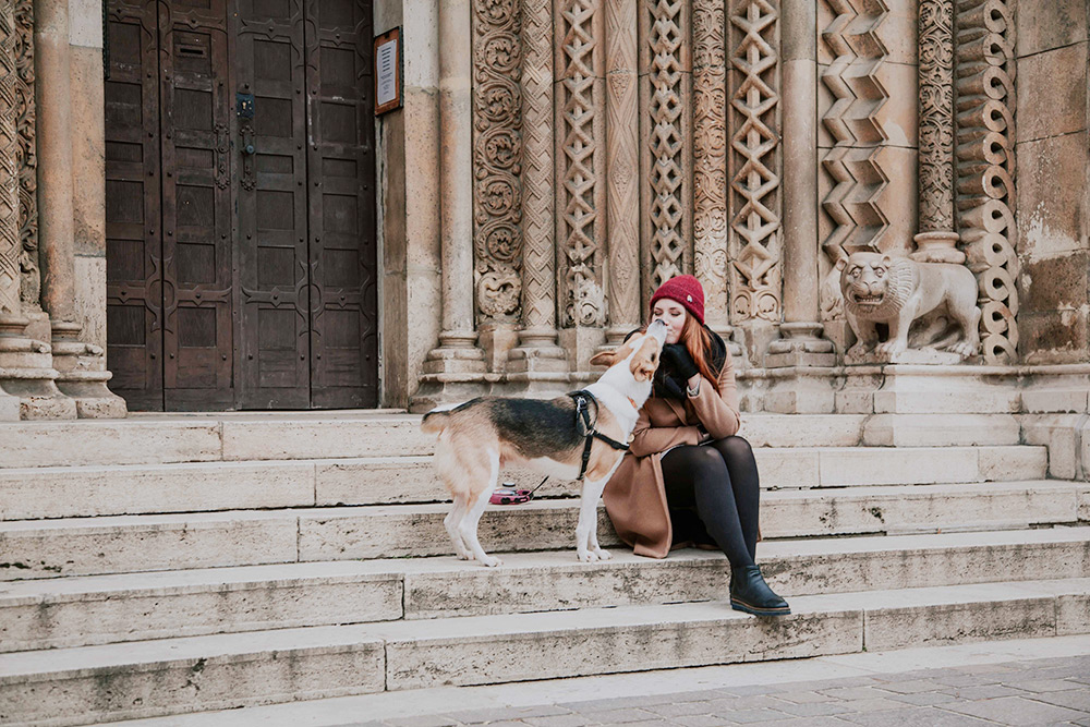 Наташа с мужем и их собакой живут в Будапеште уже 2 года