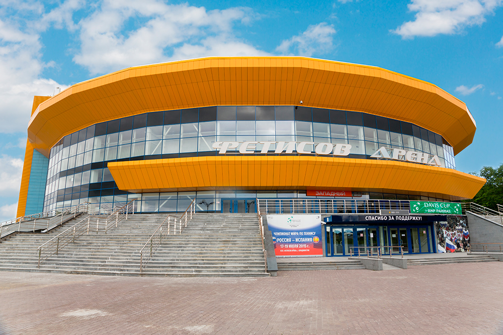 «Фетисов Арена», где проходят домашние матчи хоккейной команды «Адмирал». Фото: Shutterstock