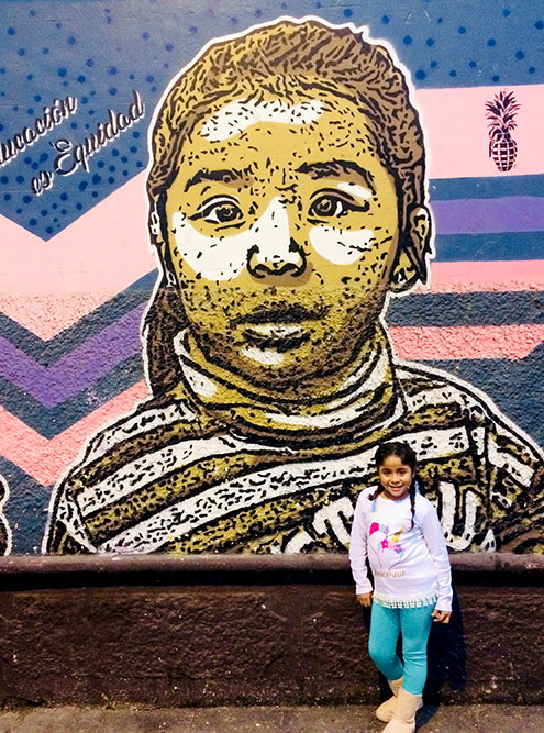 Ла-Пунта. Девочка с портрета жила в доме напротив. В этом районе небезопасно гулять после шести вечера