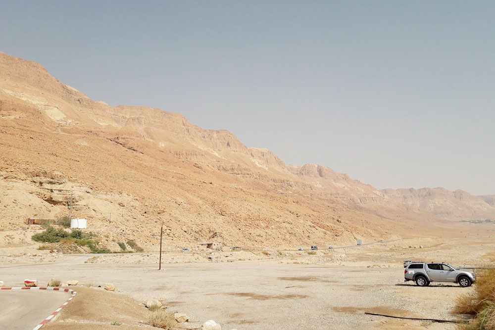На подъезде к Мертвому морю. 80% Израиля за пределами городов выглядит так
