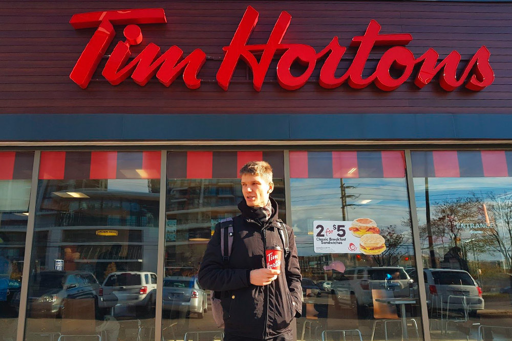 «Тим Хортонс» — самая популярная сеть кофеен в Канаде