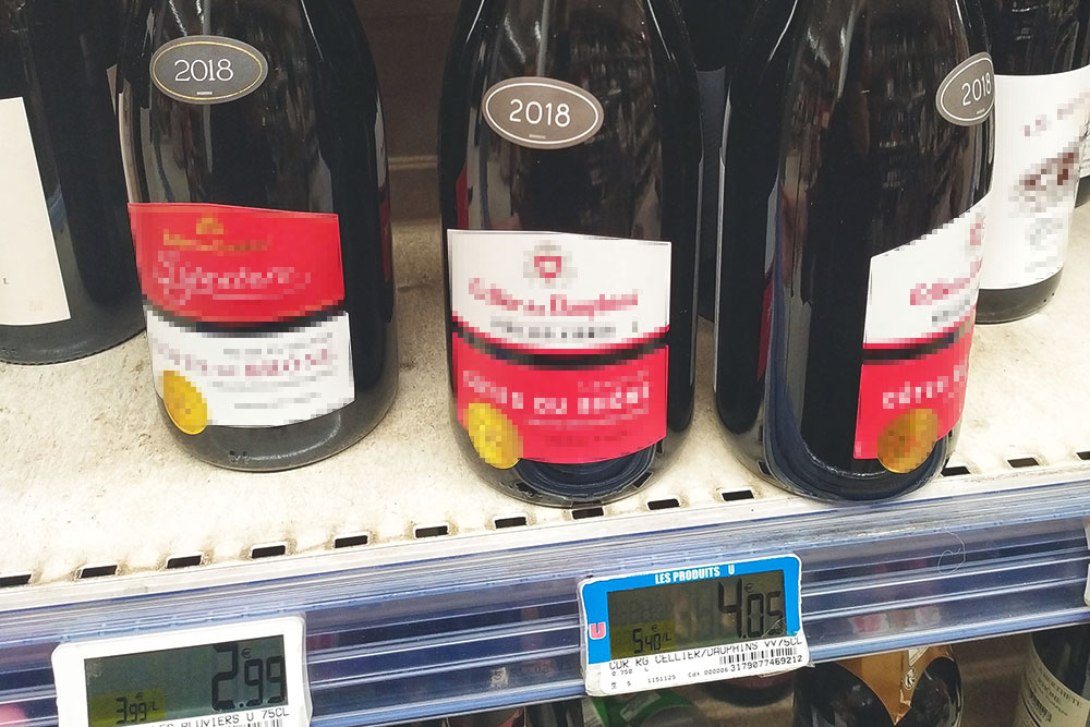 Во Франции можно купить вино и за 4 €, и за 3 € и даже за 1,5 €
