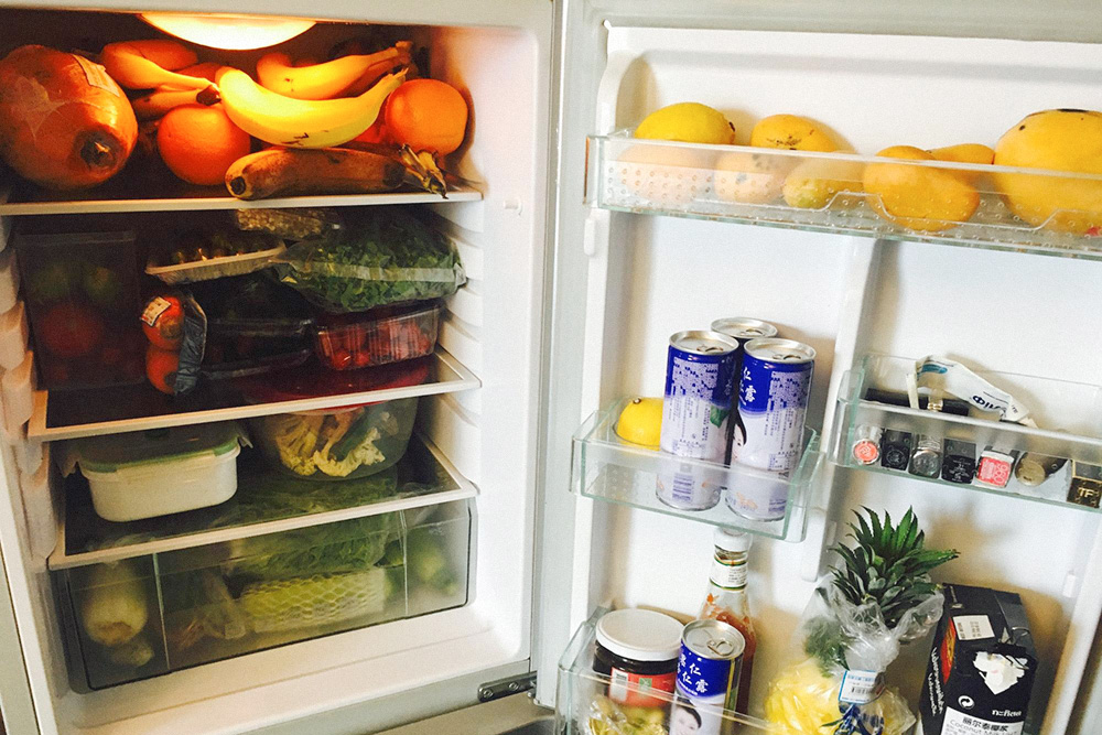 Мой холодильник с запасом еды на неделю