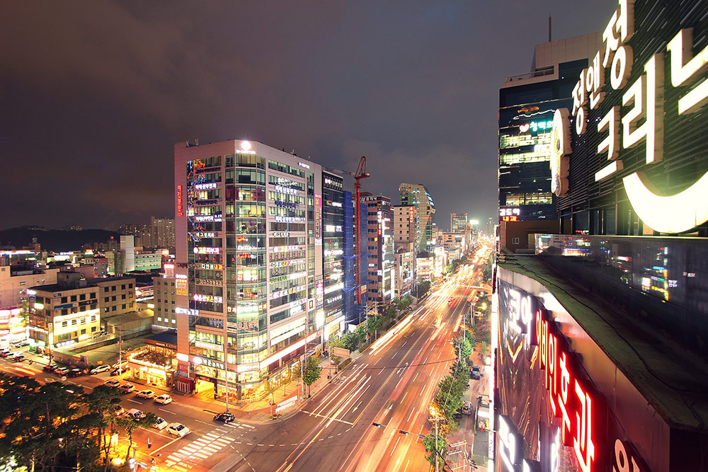 Город Ульсан в Южной Корее выглядит так. Фото: v15ben, Flickr