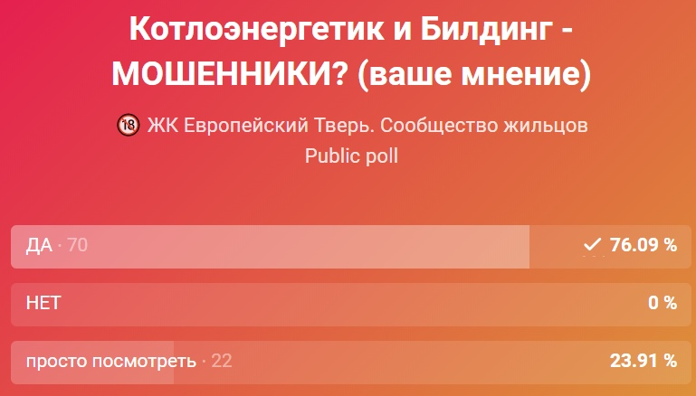 опрос жильцов