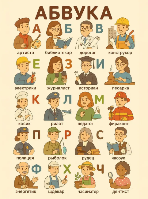 Азбука, сгенерированная ИИ