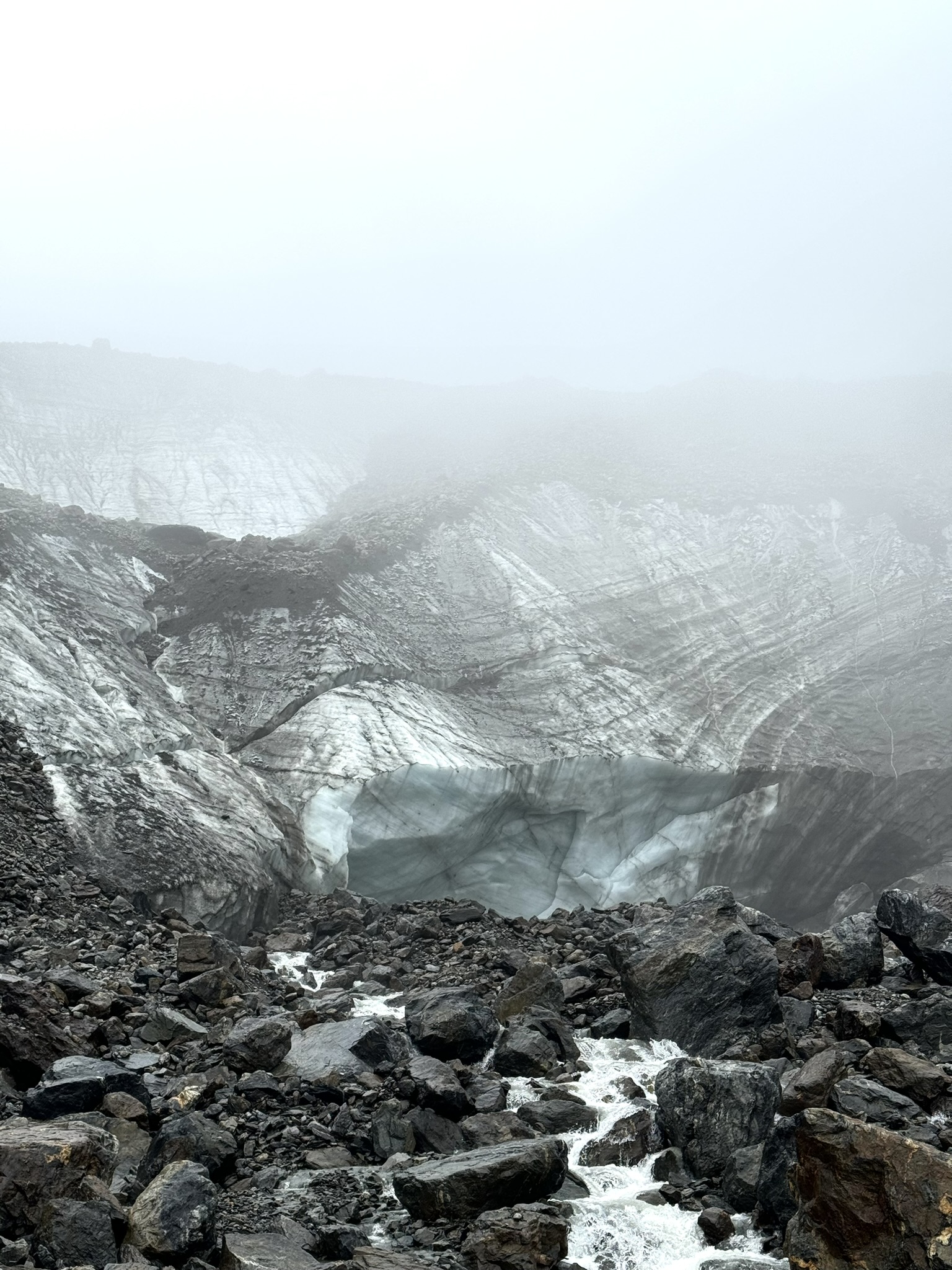 Ледник в Цейском ущелье