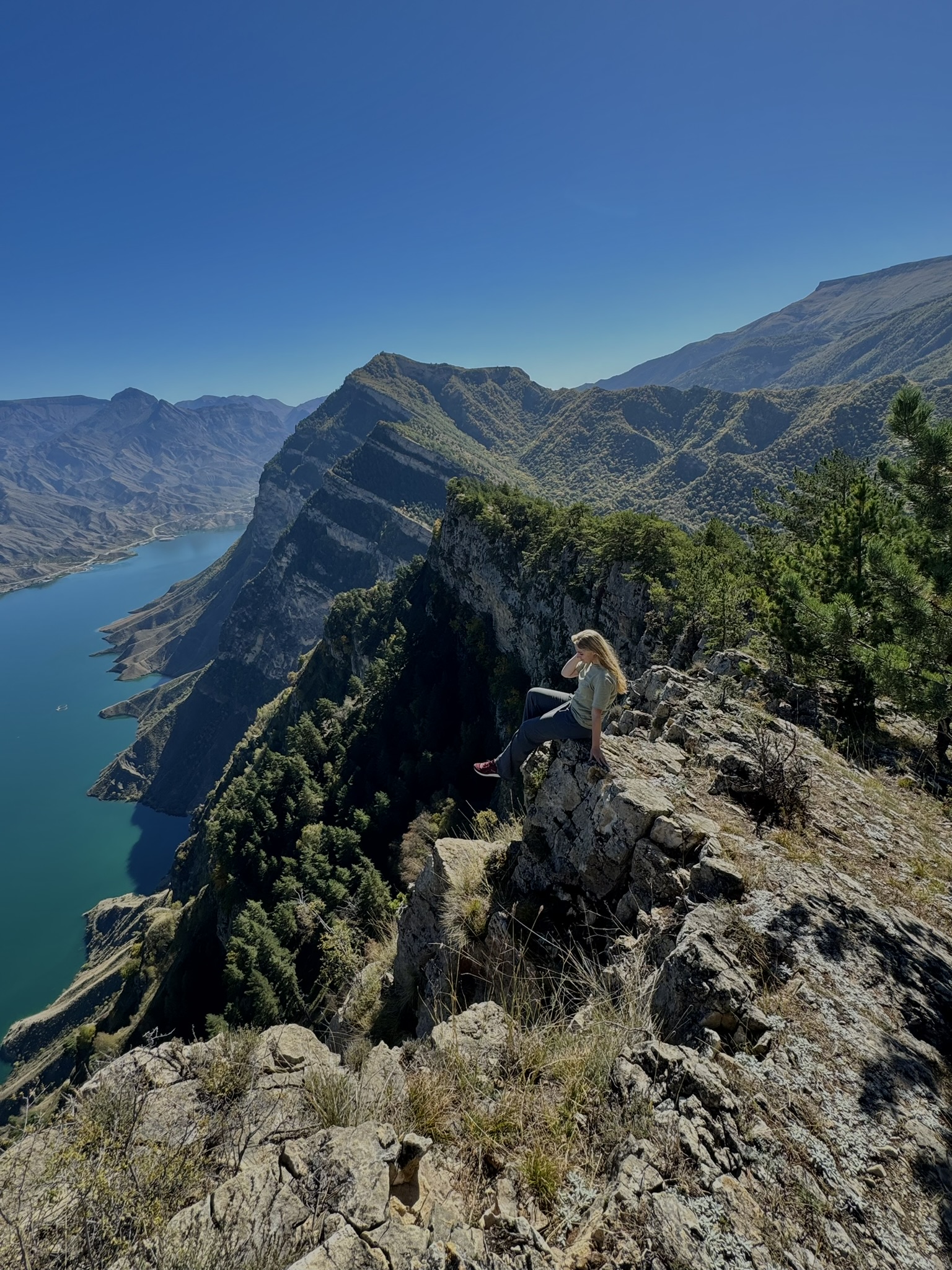 Ирганайское водохранилище с высоты
