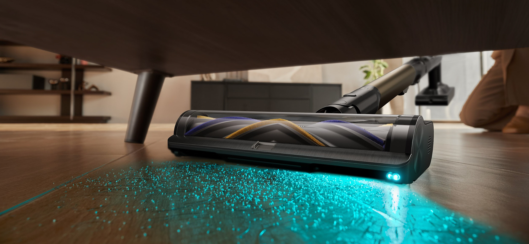 Dreame представила Z40 AquaCycle Pro — вертикальный пылесос для сухой и полно­ценной влажной уборки