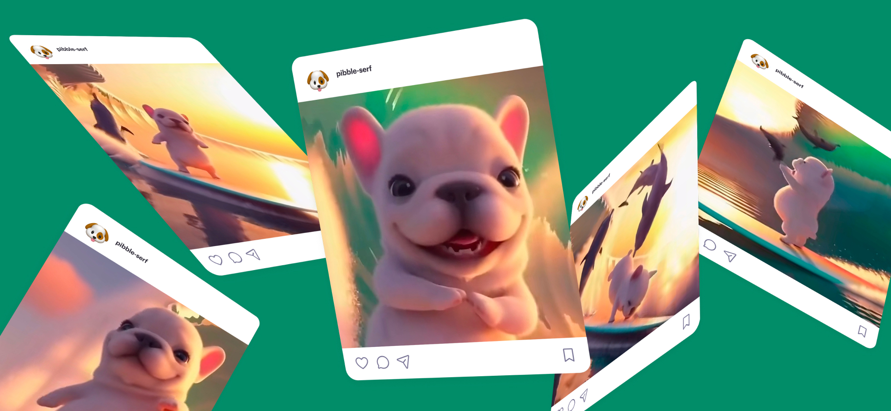 Белая собака на серфе — самый жизнерадостный мем весны