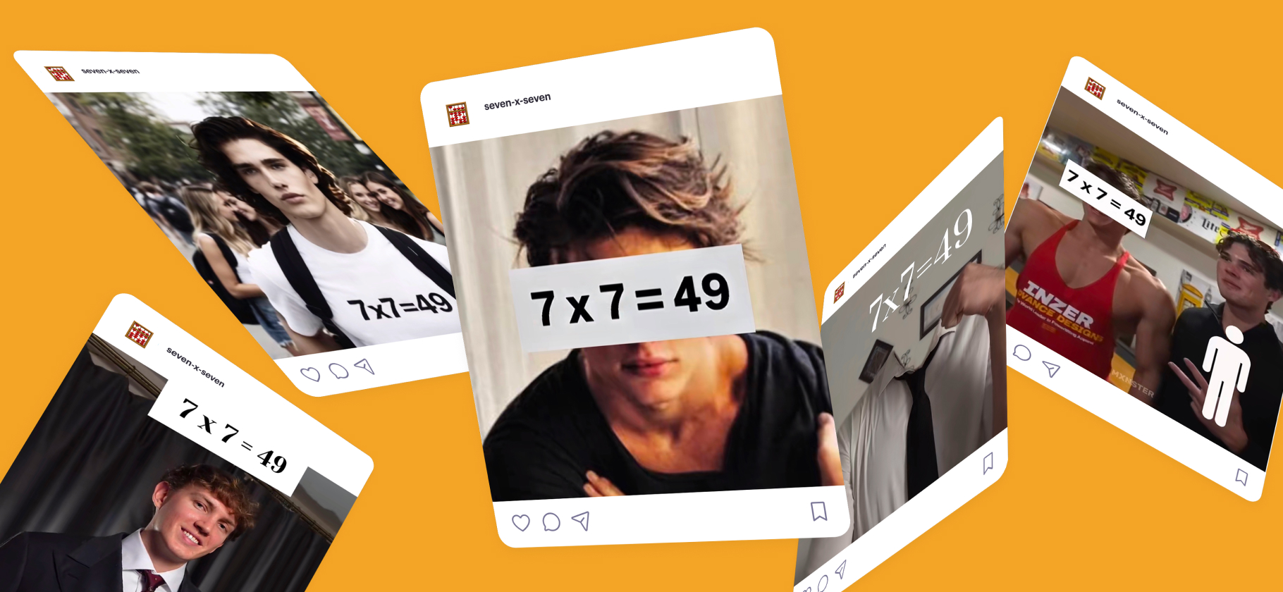 «Он — 7 × 7 = 49»: в соцсетях оцени­вают людей по таб­лице умножения