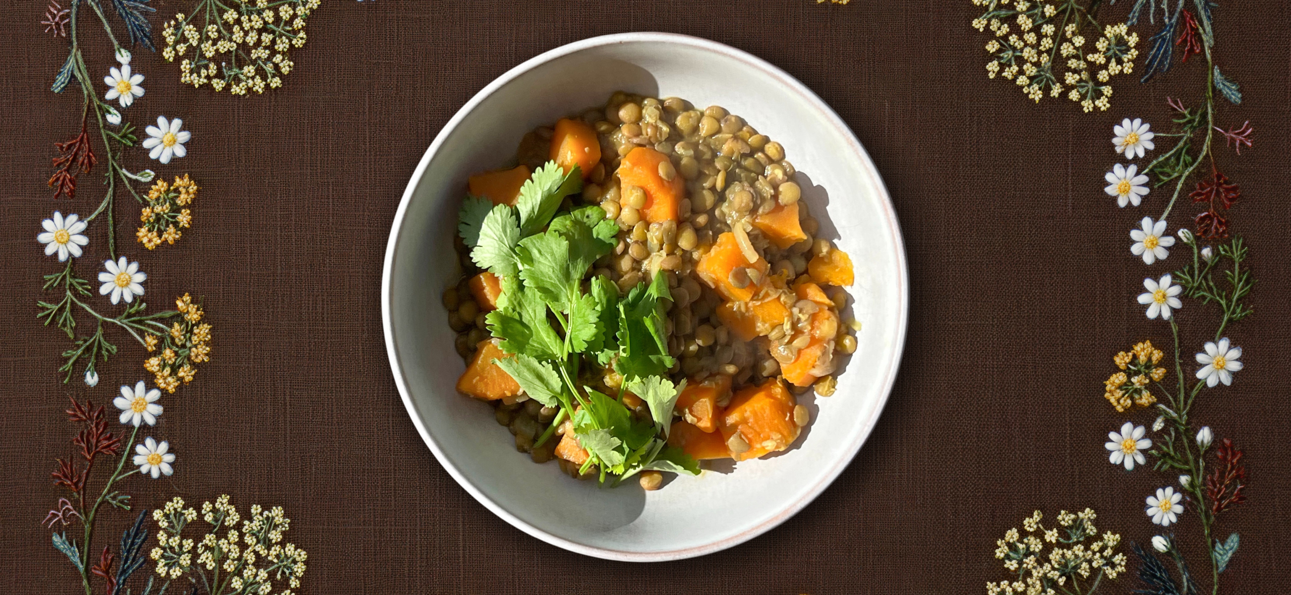 Как приготовить зеле­ную чечевицу — рецепт с бататом для гарнира или легкого обеда