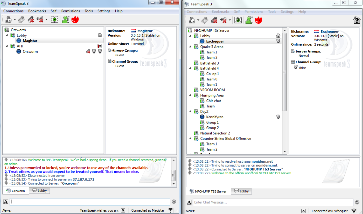 Интерфейс TeamSpeak 3 остался неизменным с релиза в 2011 году. © Gameplay Inside