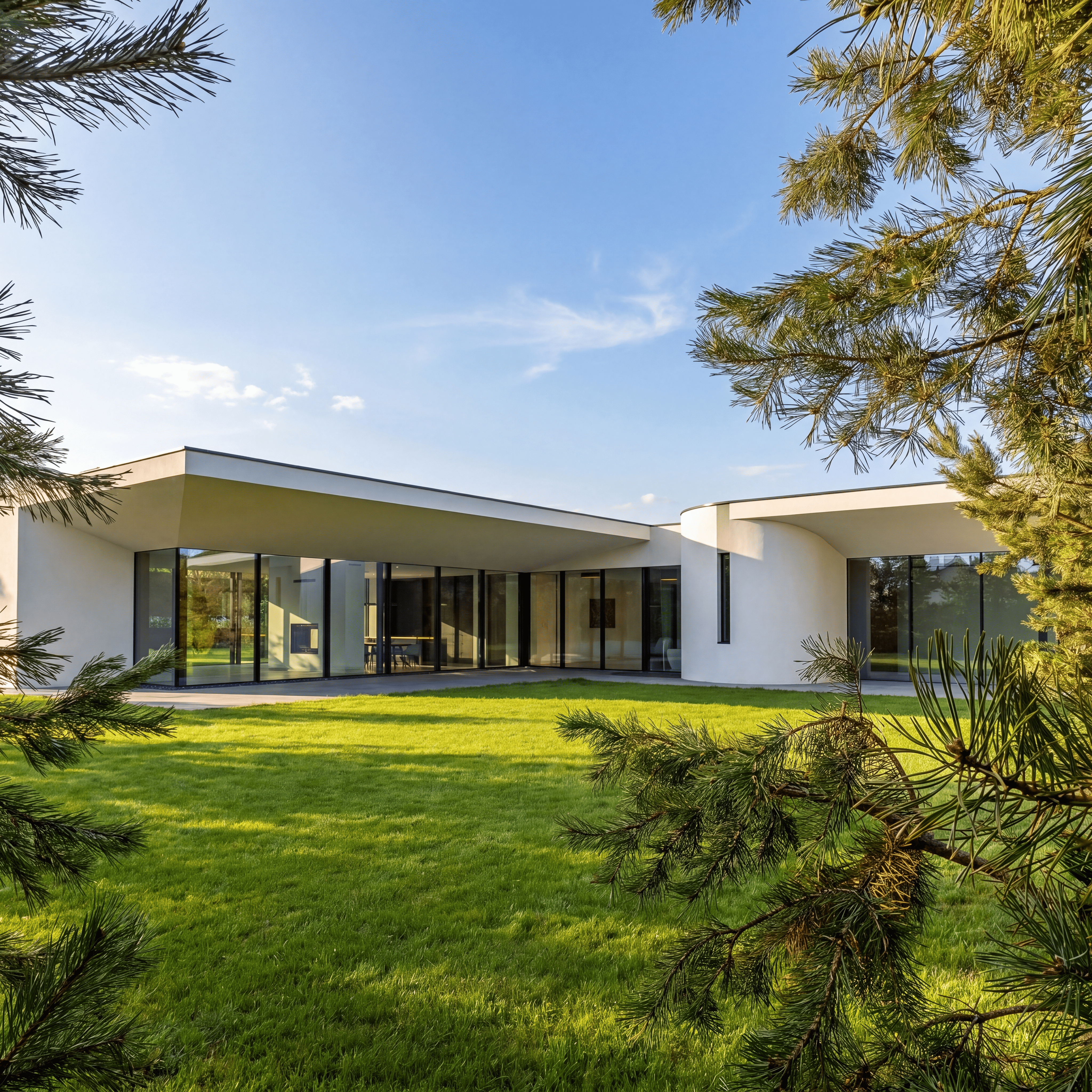 Проект White Wings в КП «Монтевиль» остекленный компанией Ergohaus