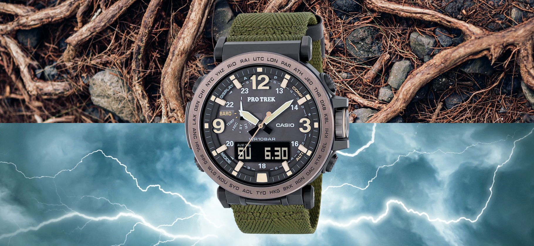Покупка дня: Casio Pro Trek с бароме­тром — часы для сложных марш­рутов и аутдор-образов в городе