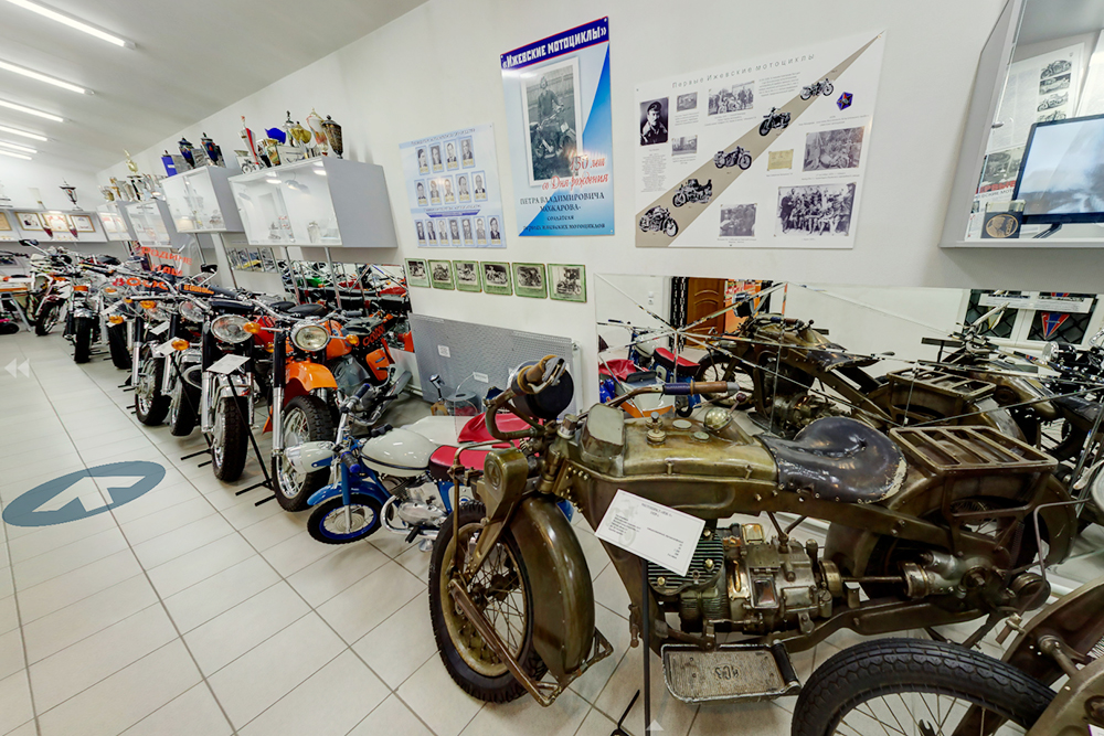 В музее хранится мотоцикл «Иж⁠-⁠1» — опытный образец 1928 года