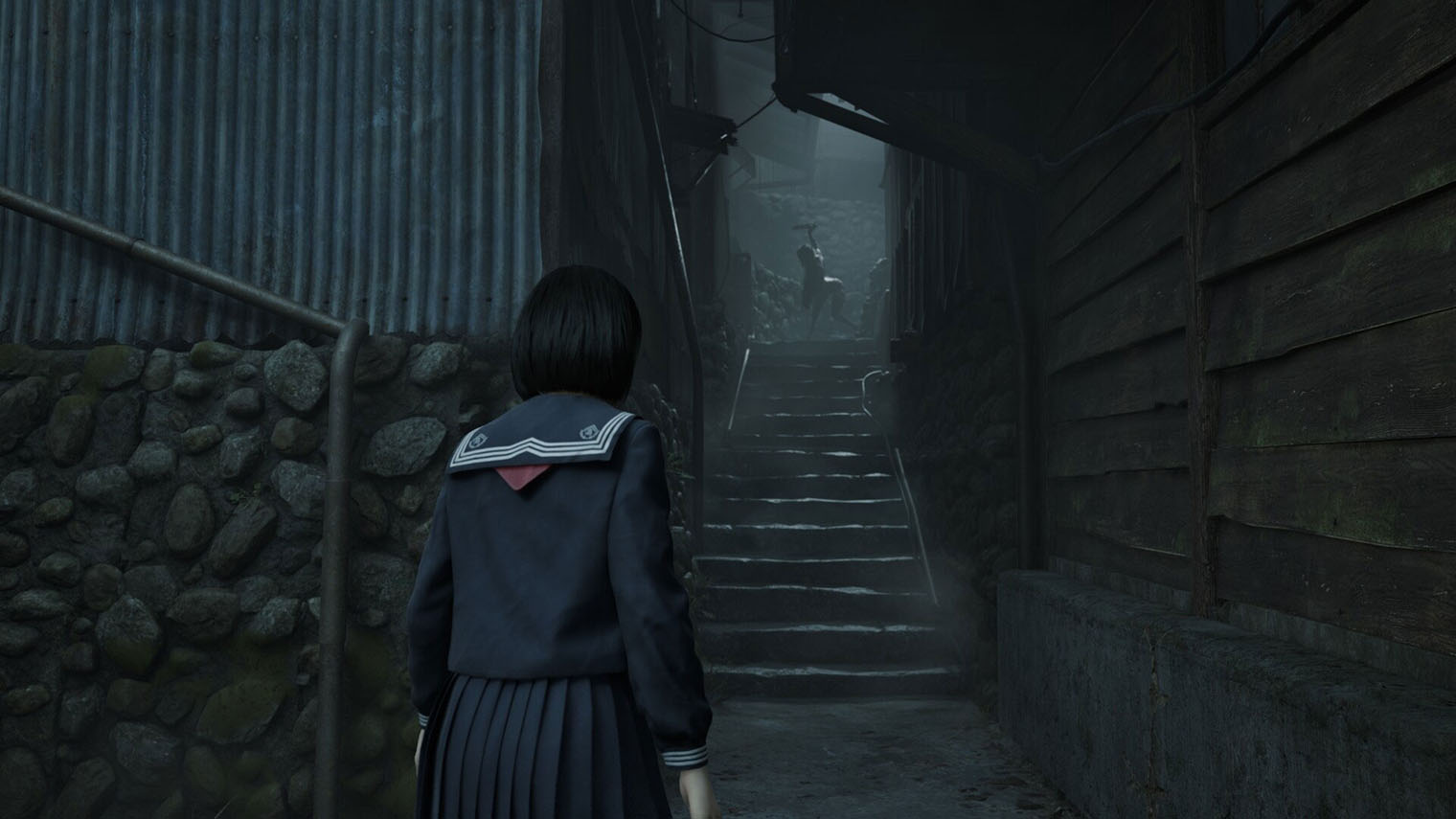Игра больше напоминает не предыдущие Silent Hill, а ее конкурентов про ужасы в Японии — Siren и Fatal Frame. Кадр: Konami Digital Entertainment
