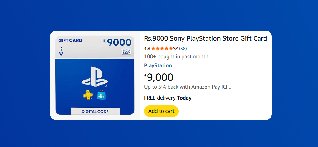 Как я экономлю на покупке индийских карт пополнения кошелька PlayStation Network