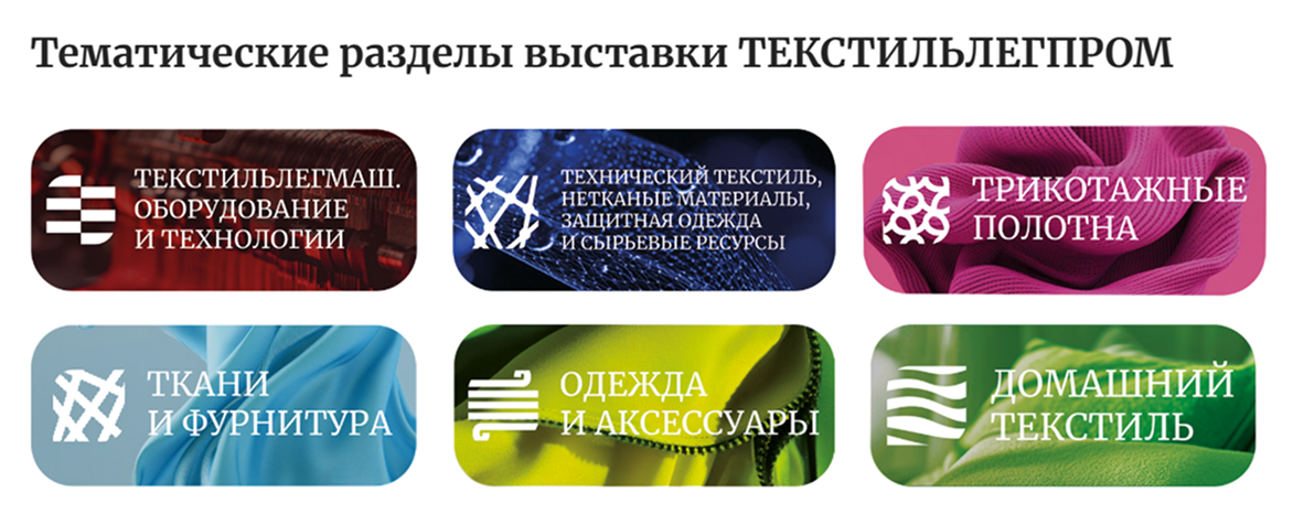 Продукция, представленная на выставке Текстильлегпром в 2025 году