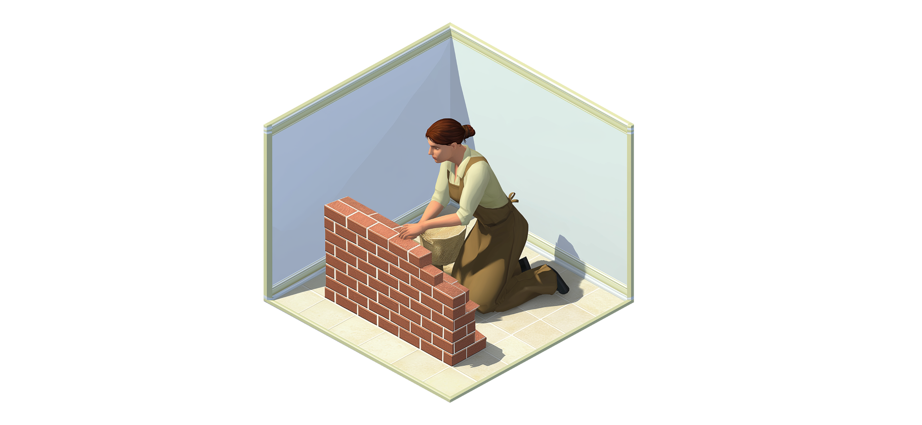 Как из двушки 60 м²​ сделать функцио­нальную трешку с кухней-гостиной