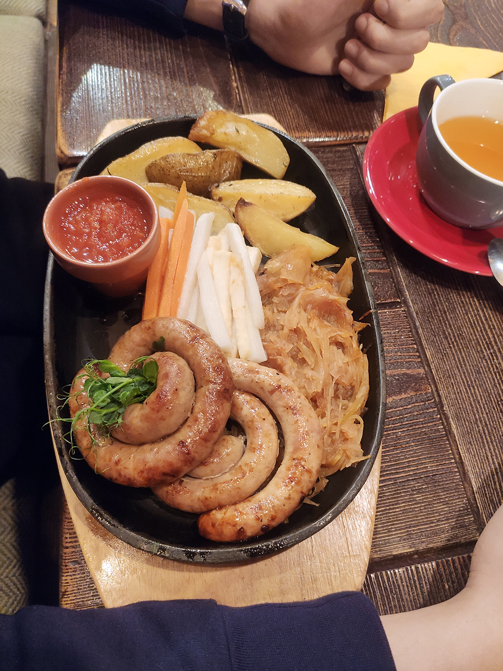 Блюда в литовском ресторане
