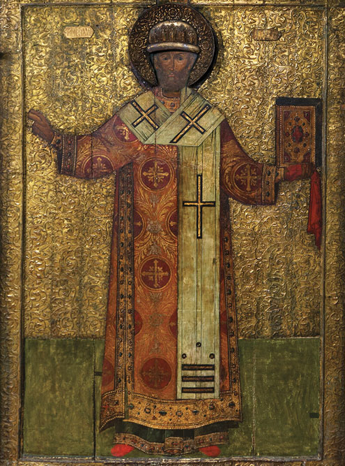 Икона святого Филиппа Митрополита, работа Симона Ушакова, 1653 год. Источник: kmii.ru