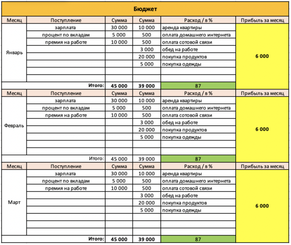 Как организовать учет доходов и расходов, чтобы не жить от зарплаты до  зарплаты
