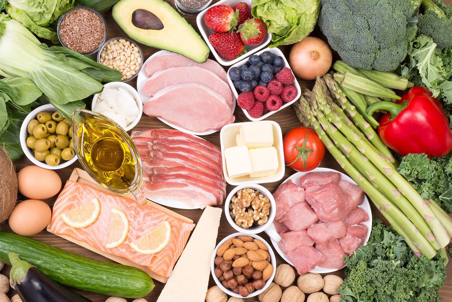 Основные продукты кетогенной диеты. Фотография: photka / Shutterstock / FOTODOM