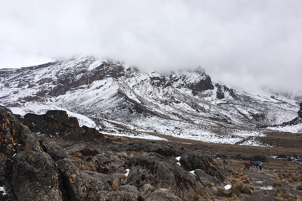 Чем ближе к вершине Килиманджаро, тем меньше вокруг вас чего-то живого и тем холоднее